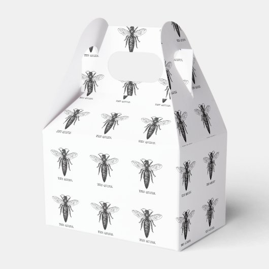 Queen Bee Illustration Classic Zeichnend Geschenkschachtel (Vorderseite)