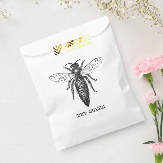 Queen Bee Illustration Classic Zeichnend Geschenktütchen (Versiegelt)