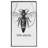 Queen Bee Illustration Classic Zeichnend Kleine Geschenktüte (Rückseite)