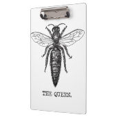 Queen Bee Illustration Classic Zeichnend Klemmbrett (Links)
