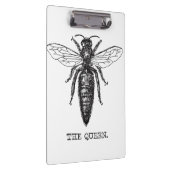 Queen Bee Illustration Classic Zeichnend Klemmbrett (Rechts)