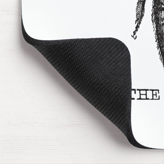 Queen Bee Illustration Classic Zeichnend Mousepad (Ecke)