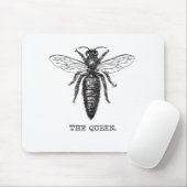 Queen Bee Illustration Classic Zeichnend Mousepad (Mit Mouse)