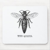 Queen Bee Illustration Classic Zeichnend Mousepad (Vorne)