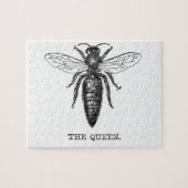Queen Bee Illustration Classic Zeichnend Puzzle (Horizontal)