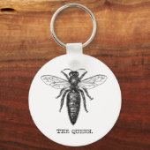 Queen Bee Illustration Classic Zeichnend Schlüsselanhänger (Vorderseite)