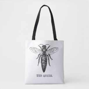 Queen Bee Illustration Classic Zeichnend Tasche