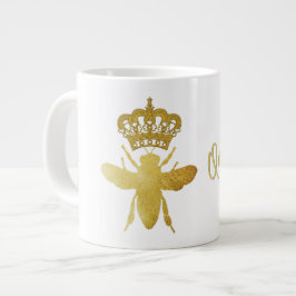 QUEEN BEE Jumbo Extra-große Kaffee-Tasse Jumbo-Tasse