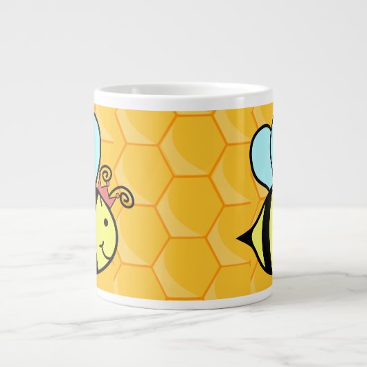 Queen Bee Jumbo-Tasse (Vorderseite)