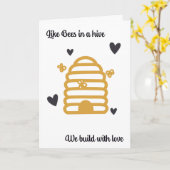 Queen Bee Karte (Gelbe Blume)