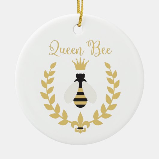 Queen Bee Keramik Ornament (Vorne)