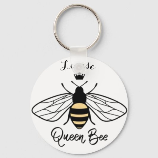 Queen Bee Keyring fügt Ihren Namen hinzu. Alle ste Schlüsselanhänger (Vorderseite)