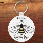 Queen Bee Keyring fügt Ihren Namen hinzu. Alle ste Schlüsselanhänger (Vorderseite)