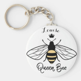 Queen Bee Keyring fügt Ihren Namen hinzu. Alle ste Schlüsselanhänger