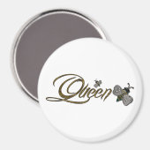 Queen Bee Kühlschrank Magnet (Vorderseite/Rückseite)
