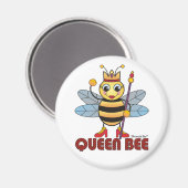 Queen Bee Magnet (Vorderseite/Rückseite)