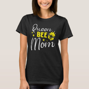 Queen Bee Mama Mommy Beehive Honeycomb Stingless H T-Shirt