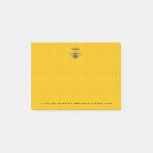 Queen Bee mit Crown Post-it-Notes Post-it Klebezettel (Vorderseite)