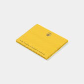 Queen Bee mit Crown Post-it-Notes Post-it Klebezettel (angewinkelt)