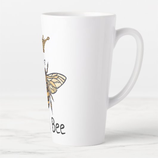 Queen Bee mit Extravaganter Crown Latte Tasse (Rechts)