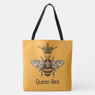 Queen Bee mit Extravaganter Crown Personalize Tote Tasche