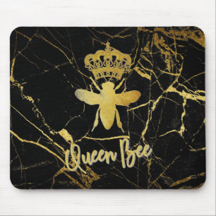 QUEEN BEE moderne Maus Pad Gold & Black Bestseller Mousepad