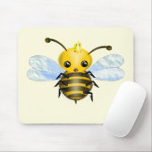 Queen Bee Mouse Pad - Ihr Text - Farbe Mousepad (Mit Mouse)