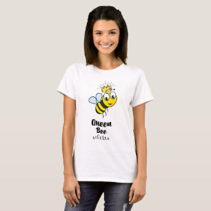 Queen Bee Niedliche Hummel mit Krone T-Shirt