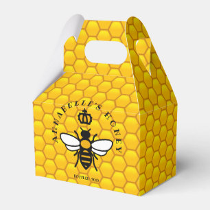 Queen Bee on Honeycomb Personalization Geschenkschachtel