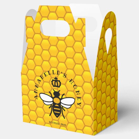 Queen Bee on Honeycomb Personalize Geschenkschachtel (Geöffnet)