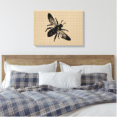 Queen Bee on Leinwand (Insitu (Schlafzimmer))