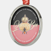 Queen Bee Ornament Aus Metall (Links)