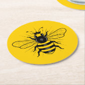 Queen Bee Paper Untersetzer (Angewinkelt)