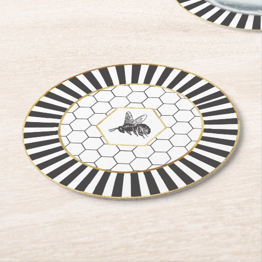 Queen Bee Paper Untersetzer (Angewinkelt)