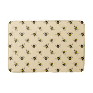 Queen Bee Pattern Badematte