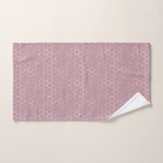 Queen Bee Pattern Badhandtuch Set (Handtuch)