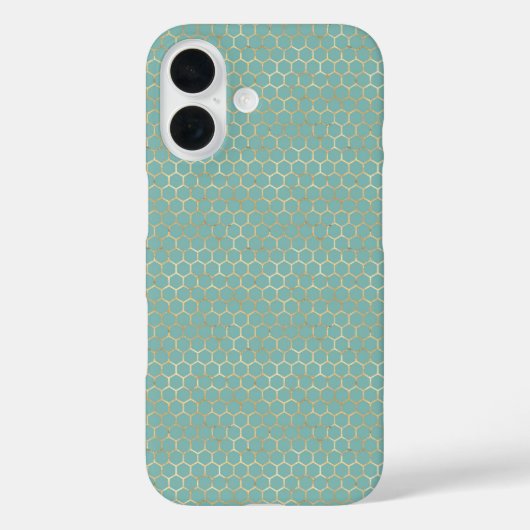 Queen Bee Pattern Case-Mate iPhone Hülle (Rückseite)