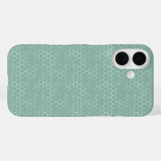 Queen Bee Pattern Case-Mate iPhone Hülle (Rückseite (Horizontal))