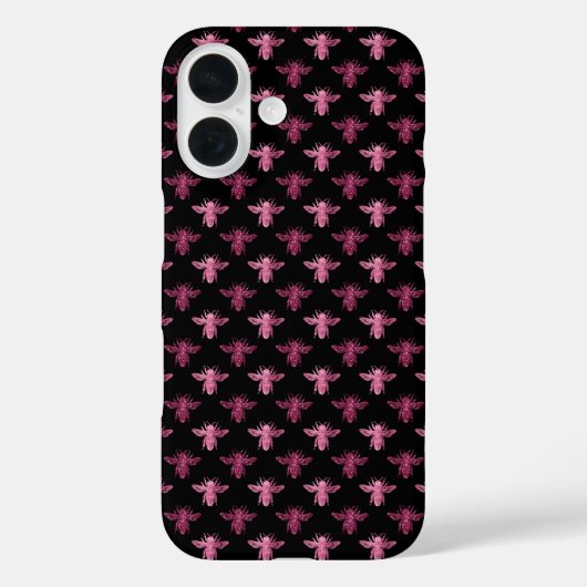 Queen Bee Pattern Case-Mate iPhone Hülle (Rückseite)