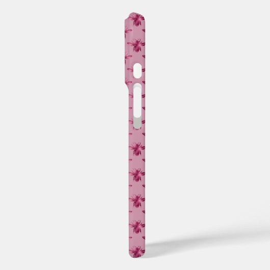 Queen Bee Pattern Case-Mate iPhone Hülle (Rückseite / Links)