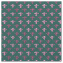 Queen Bee Pattern Fabric