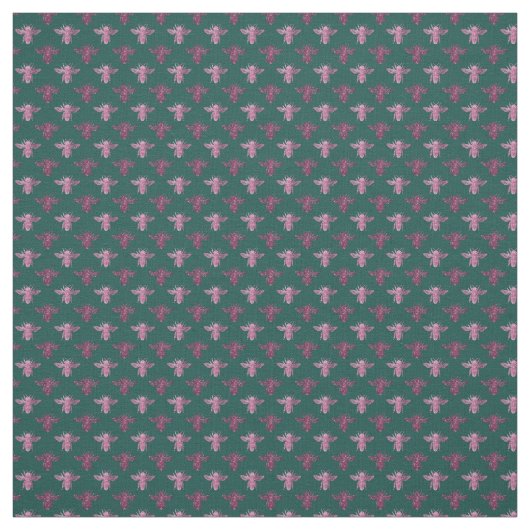 Queen Bee Pattern Fabric Stoff (Muster)