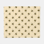 Queen Bee Pattern Fleecedecke (Vorderseite (Horizontal))