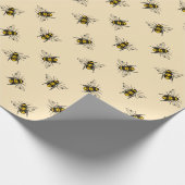 Queen Bee Pattern Geschenkpapier (Ecke)