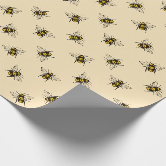 Queen Bee Pattern Geschenkpapier (Ecke)