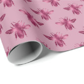 Queen Bee Pattern Geschenkpapier (Rolleneckpunkt)