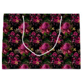 Queen Bee Pattern Große Geschenktüte (Vorderseite)