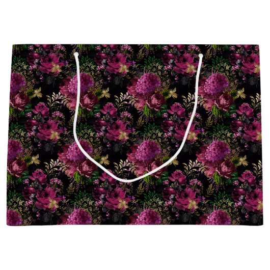 Queen Bee Pattern Große Geschenktüte (Vorderseite)