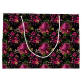 Queen Bee Pattern Große Geschenktüte (Rückseite)