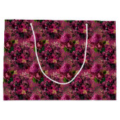 Queen Bee Pattern Große Geschenktüte (Rückseite)